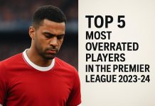 Top 5 most overrated players in the Premier League 2023-24