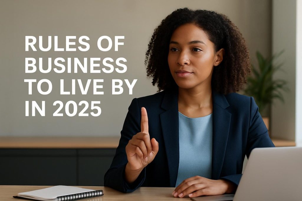 Rules of Business to Live By in 2025