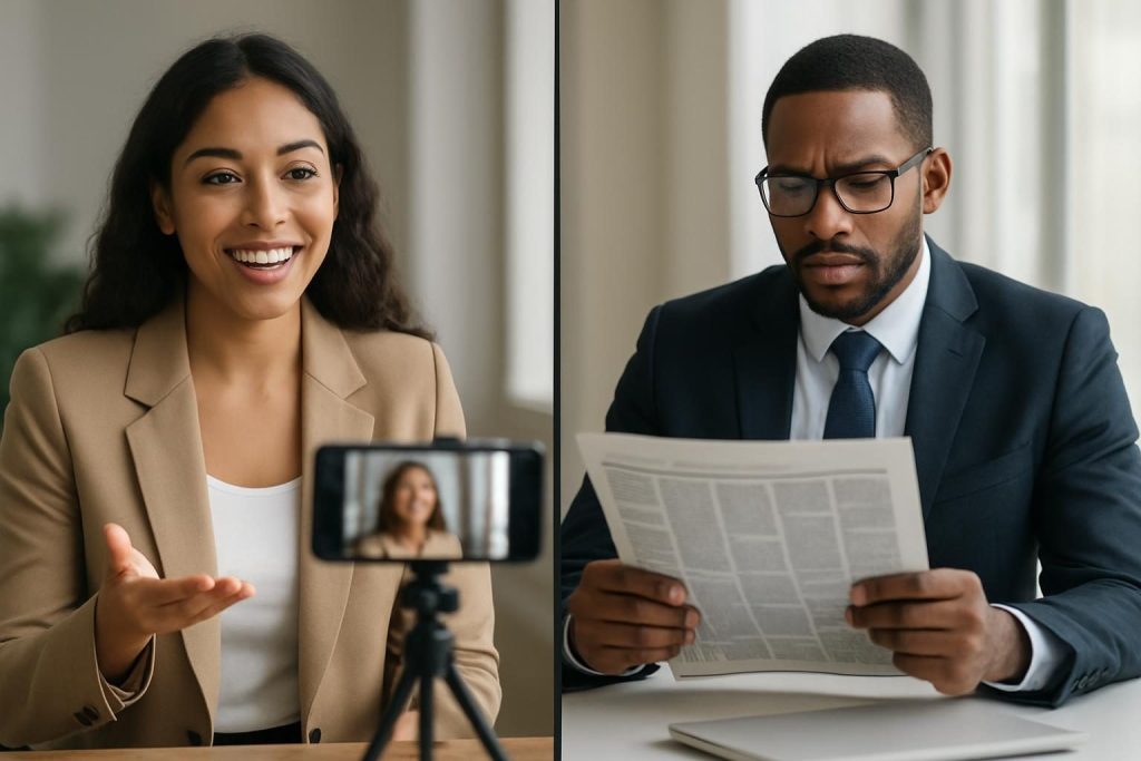 The Shift: Influencers vs. Traditional Media in 2025