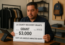 La County Recovery Grants Offer up to $3,000 for Impacted Shops La County Recovery Grants Offer up to $3,000 for Impacted Shops